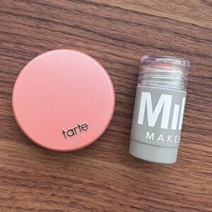 Tarte Amazonian Clay Blush in Paaarty and Milk Makeup Stick in Werk